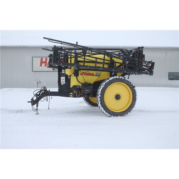 Demco 1050 single axle trail sprayer