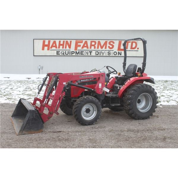 Mahindra 4010 4wd compact tractor, loader
