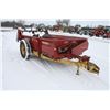 Image 4 : NH 514 single axle manure spreader, top beater, one owner