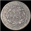 Image 2 : 1809 Classic Head Half Cent NICELY CIRCULATED