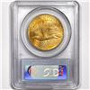 Image 2 : 1908 No Motto $20 Gold Double Eagle PCGS- MS65