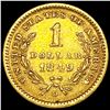 Image 2 : 1849-O Rare Gold Dollar CLOSELY UNCIRCULATED
