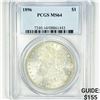 Image 1 : 1896 Morgan Silver Dollar PCGS- MS64