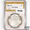 Image 1 : 1882-CC Morgan Silver Dollar PGA- MS64