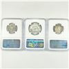 Image 2 : (3) 1953-1957 Misc Set NGC- MS64-66