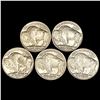 Image 2 : 1934-1938 (5) Buffalo Nickels UNCIRCULATED