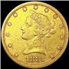 Image 1 : 1881 $10 Gold Eagle CLOSELY UNCIRCULATED