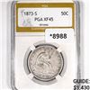 Image 1 : 1873-S Arrows Seated Liberty Half Dollar PGA-