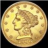 Image 1 : 1906 $2.50 Gold Quarter Eagle UNCIRCULATED