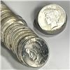 Image 1 : (20) Coin Roll Varied Dates Peace Silver Dollars
