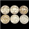 Image 2 : (6) Buffalo Nickels UNCIRCULATED