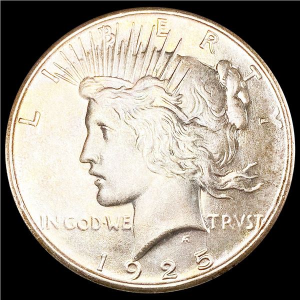 1925 Silver Peace $5 Gold Half Eagle UNCIRCULATED