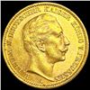 Image 1 : 1910 German Gold 20 Mark Dollar CHOICE BU