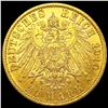 Image 2 : 1910 German Gold 20 Mark Dollar CHOICE BU