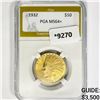 Image 1 : 1932 $10 Gold Eagle PGA- MS64+