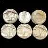Image 2 : (6) Misc Nickels & Dimes UNCIRCULATED