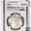 Image 1 : 1921 Morgan Silver Dollar NGC- MS66
