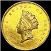 Image 1 : 1854 Rare Gold Dollar UNCIRCULATED