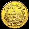 Image 2 : 1854 Rare Gold Dollar UNCIRCULATED