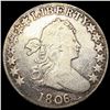 Image 1 : 1806 Draped Bust Half Dollar NICELY CIRCULATED