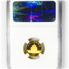 Image 2 : 1982 China Gold 1/10oz Panda NGC- MS64
