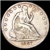 Image 1 : 1867-S Seated Liberty Half Dollar NICELY