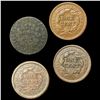 Image 2 : (4) Large Cents NICELY CIRCULATED