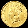 Image 1 : 1857 Rare Gold Dollar ABOUT UNCIRCULATED