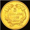 Image 2 : 1878 $3 Gold Piece CHOICE BU