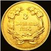 Image 2 : 1856 $3 Gold Piece UNCIRCULATED