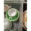 Image 22 : YELLOW, GREEN & WHITE VARIOUS PATTERNS & DISHES