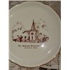 Image 1 : CARNDUFF, SASK. "ST. ANDRES'S UNITED CHURCH" 22K GOLD 100% CANADIAN ART CHINA