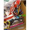 Image 2 : BACKPACK & BOOKS, ELECTRICAL/MECHANICAL & STATIONARY. 3-BOXES. SEE PHOTO PICS.