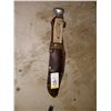 Image 1 : BONE HANDLED BUCK KNIFE (SHEATHED w/ SNAP)