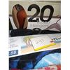Image 2 : STACK OF BATH/BEACH TOWELS & 20- WOOD HANGERS. NEW. STILL BOXED. SEE PICS.