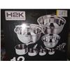 Image 1 : 12-PC MEASURE & MIX SET w/ HAMILTON BEACH COFFEE MAKER. (NEW BOTH ORIGINAL SEALED BOXES).