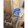 Image 18 : ALL SHELF & FLOOR CONTENTS: BATHROOM, FLOORING, WOOD CRATES, ETC. SEE PICS.