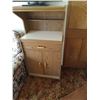 Image 2 : MICROWAVE STAND, T.V. & WOOD L.R. 2-PCS. TABLES. SEE PHOTOS.