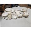 Image 1 : 30 pieces Royal Albert ' Val D'or' China - cups, saucers, teapot, gravy, cream & sugar