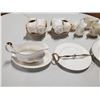 Image 8 : 30 pieces Royal Albert ' Val D'or' China - cups, saucers, teapot, gravy, cream & sugar