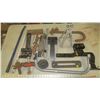 Image 1 : Box of Hitch Parts, Trailer Tie Downs, Hooks, Steel, Etc.
