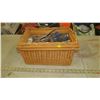 Image 1 : Basket of Misc. Auto Parts, Hitch Pins, Etc.