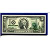 Image 1 : USA 10th anniversary 9/11 colorized US bank note. $2.00 legal tender. Mint Cond.