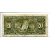 Image 2 : Canada 1937 20 dollar bank note. Gordon/Towers.