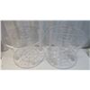 Image 3 : Wilton 17 1/2 Diameter crystal/glass look alike cake stands with pillars