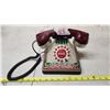 Image 1 : Vintage Coca-Cola, light up stained glass style telephone - 2001
