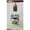Image 1 : Vintage, Silver plated steel Carafe coffee warmer - 10 cups