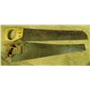 Image 1 : 2 Antique Hand Saws w/ Wood Handles