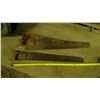Image 3 : 2 Antique Hand Saws w/ Wood Handles