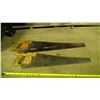 Image 3 : 2 Antique Hand Saws w/ Wood Handles